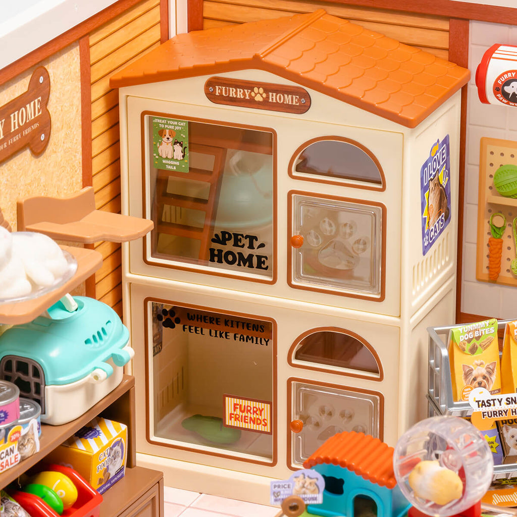 Rolife Furry Friends' Home Super Creator Miniature House DW027