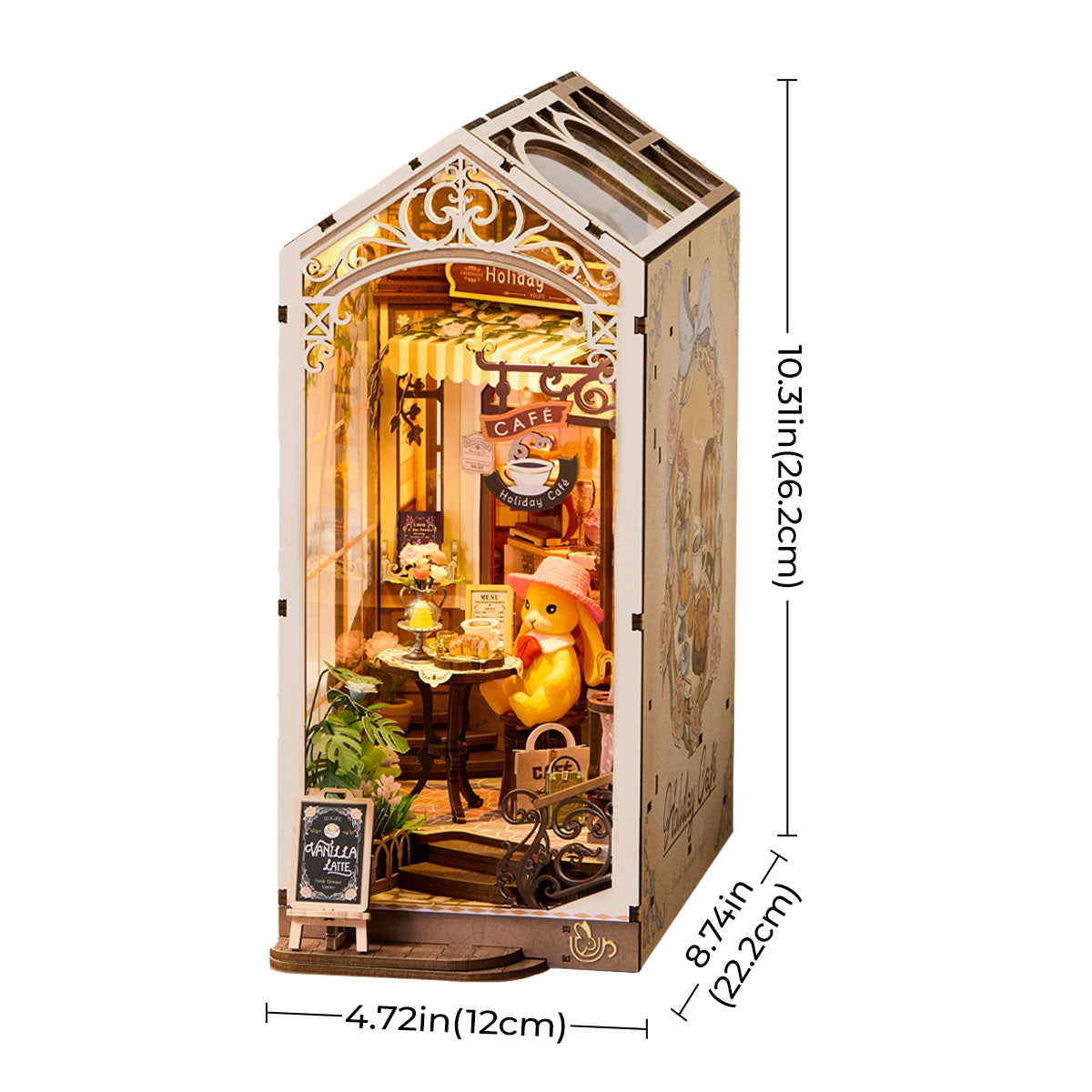 Rolife DIY Book Nook Kit - Holiday Cafe  TGB15