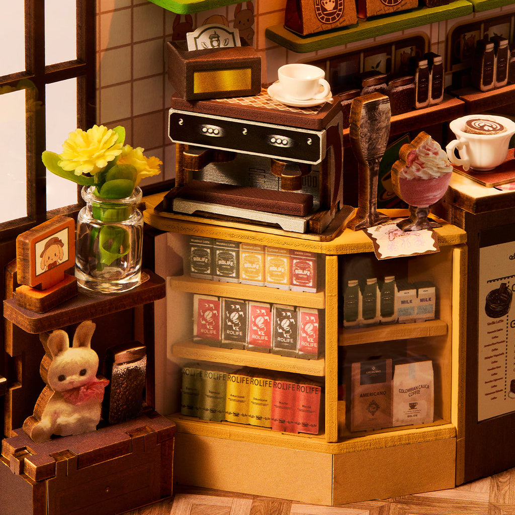 Rolife DIY Book Nook Kit - Holiday Cafe  TGB15