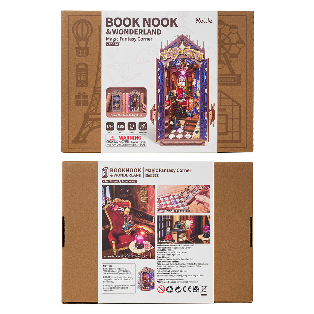 Rolife DIY Book Nook Kit - Magic Fantasy Corner TGB14