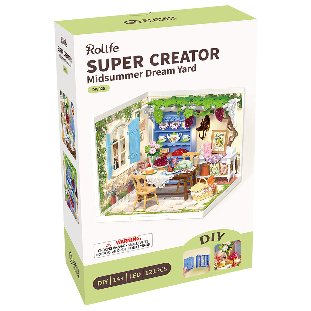 Rolife Midsummer Dream Yard Super Creator Miniature House DW025