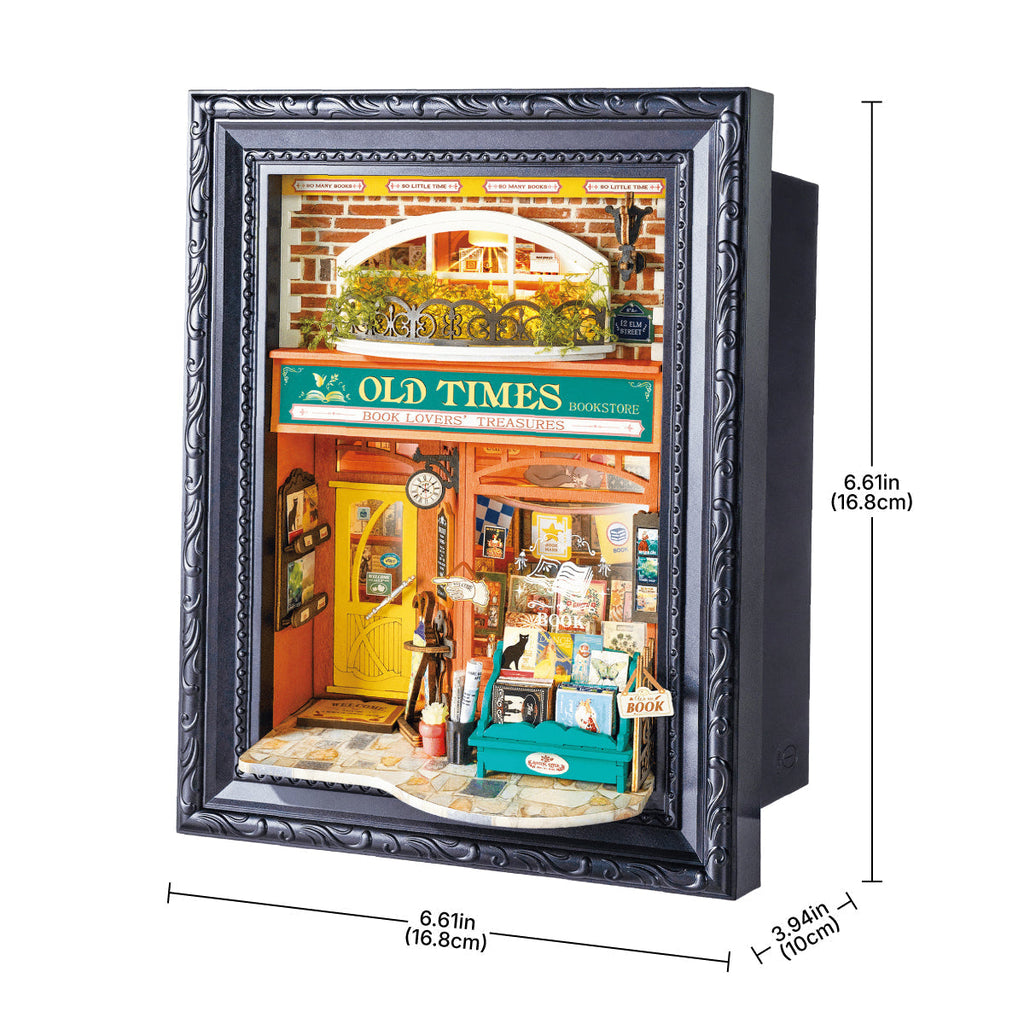 Rolife 3D Wooden Puzzle - Old Times Bookstore DP004