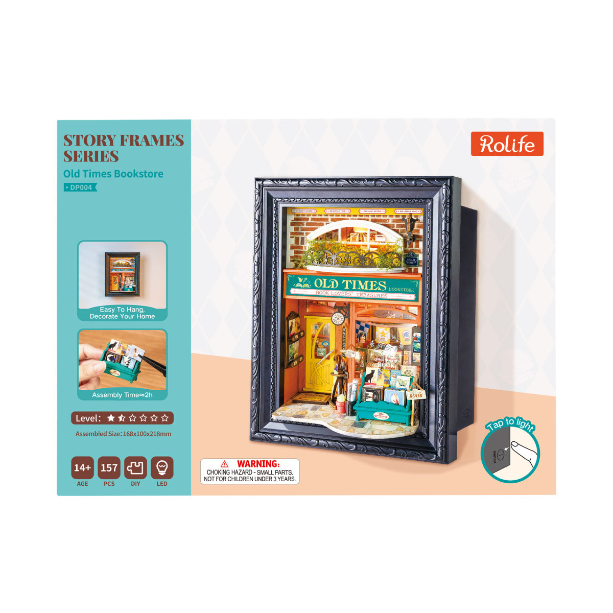 Rolife 3D Wooden Puzzle - Old Times Bookstore DP004