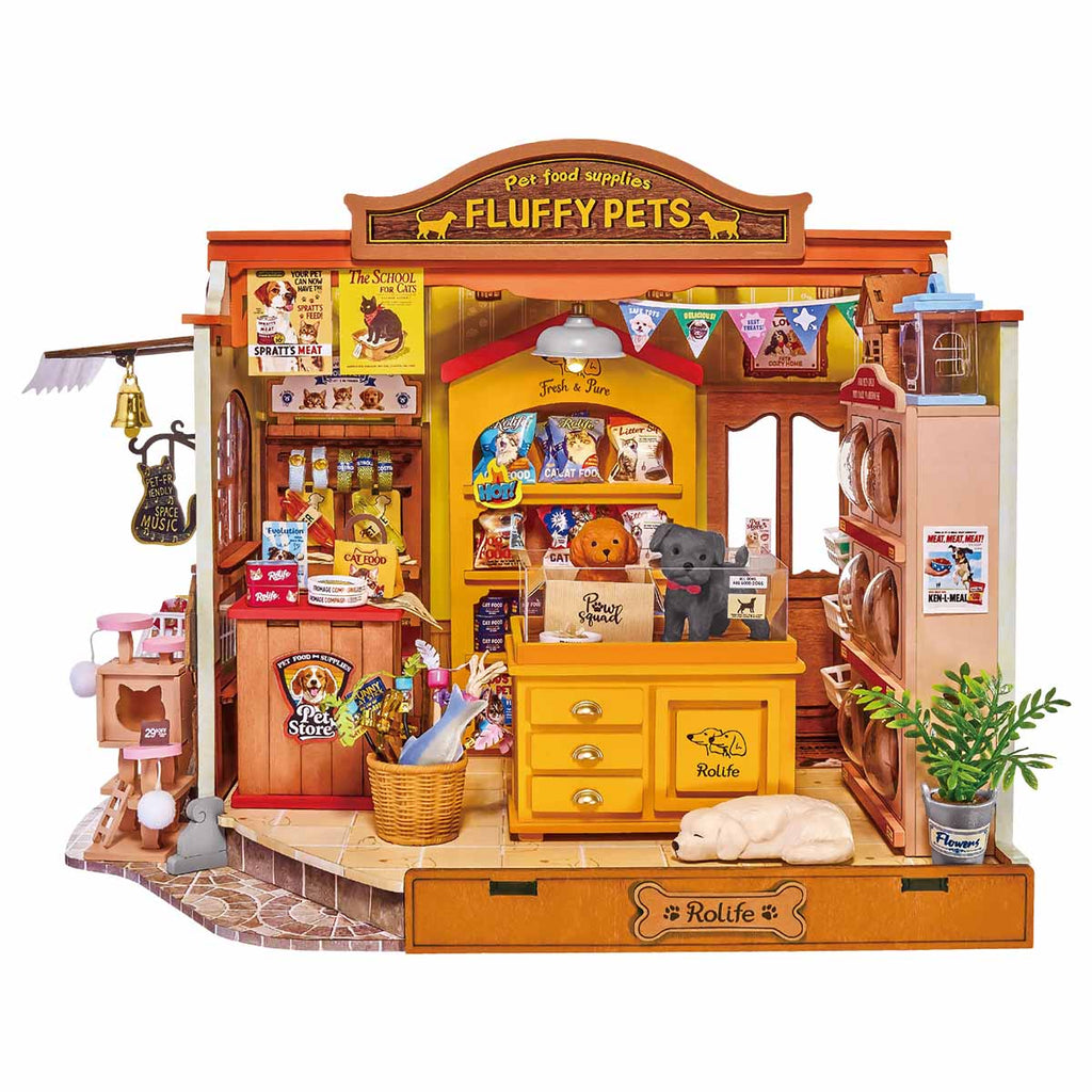 Rolife DIY Miniature House - Fluffy Friends Store DG185