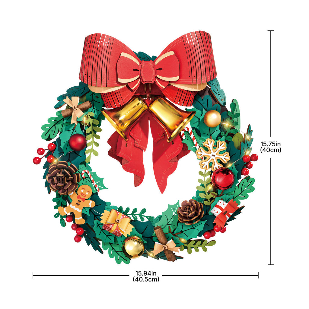 Rolife 3D Wooden Puzzle - Christmas Wreath  TGL04