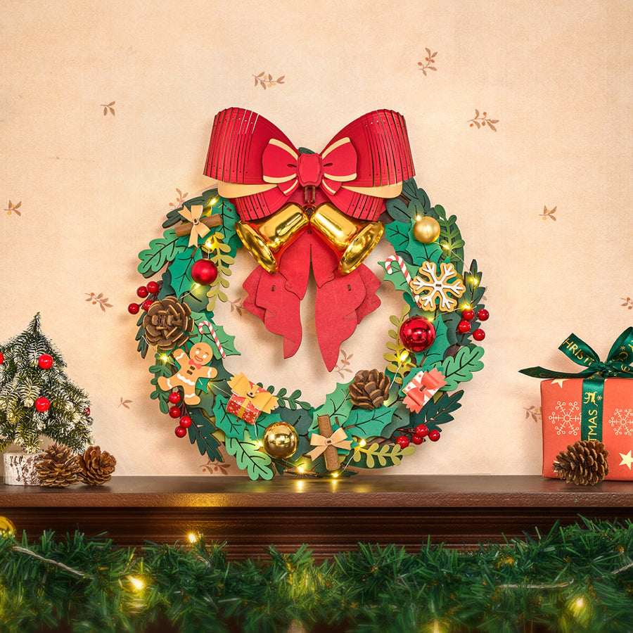 Rolife 3D Wooden Puzzle - Christmas Wreath  TGL04