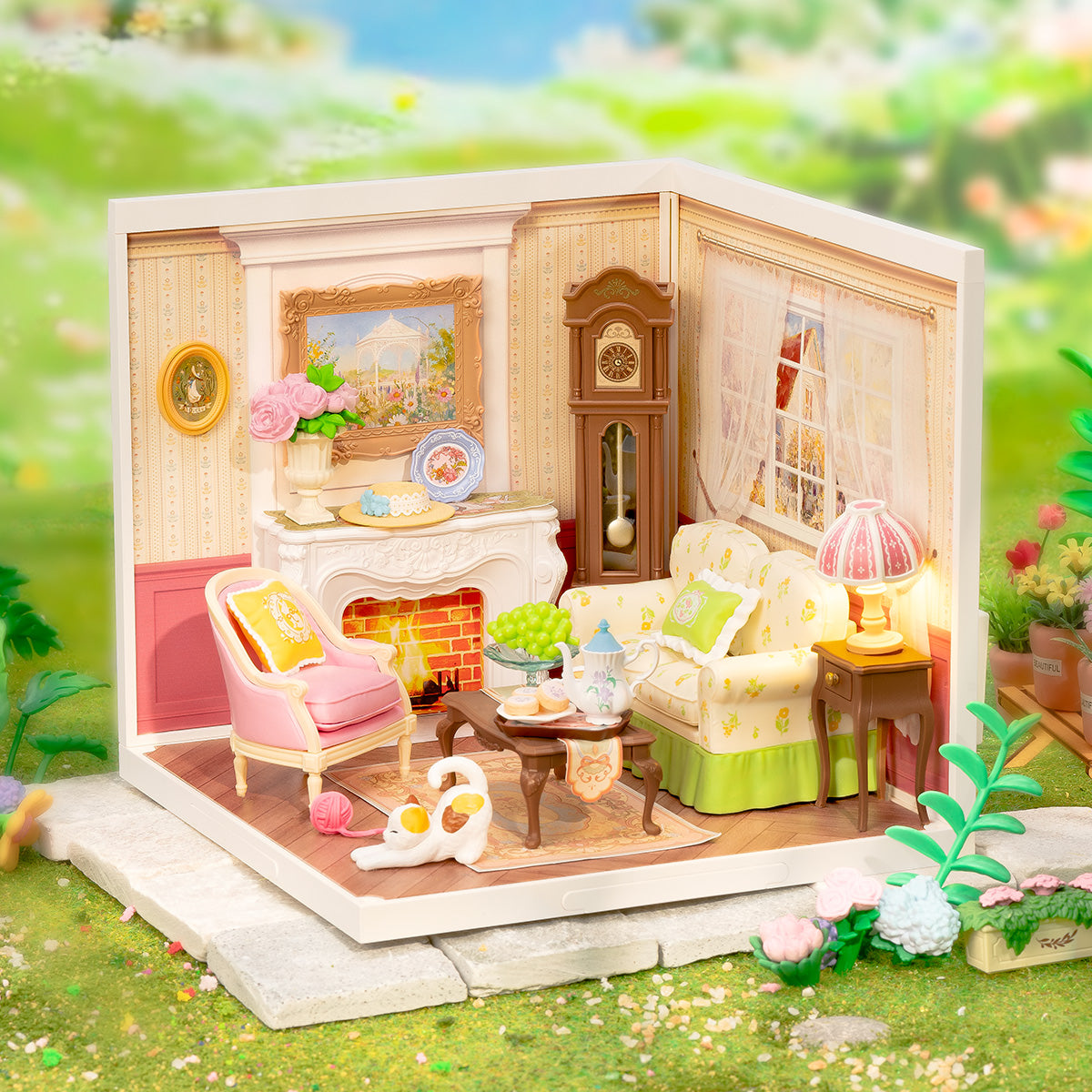 Rolife Holiday Tea Time Super Creator Miniature House DW023