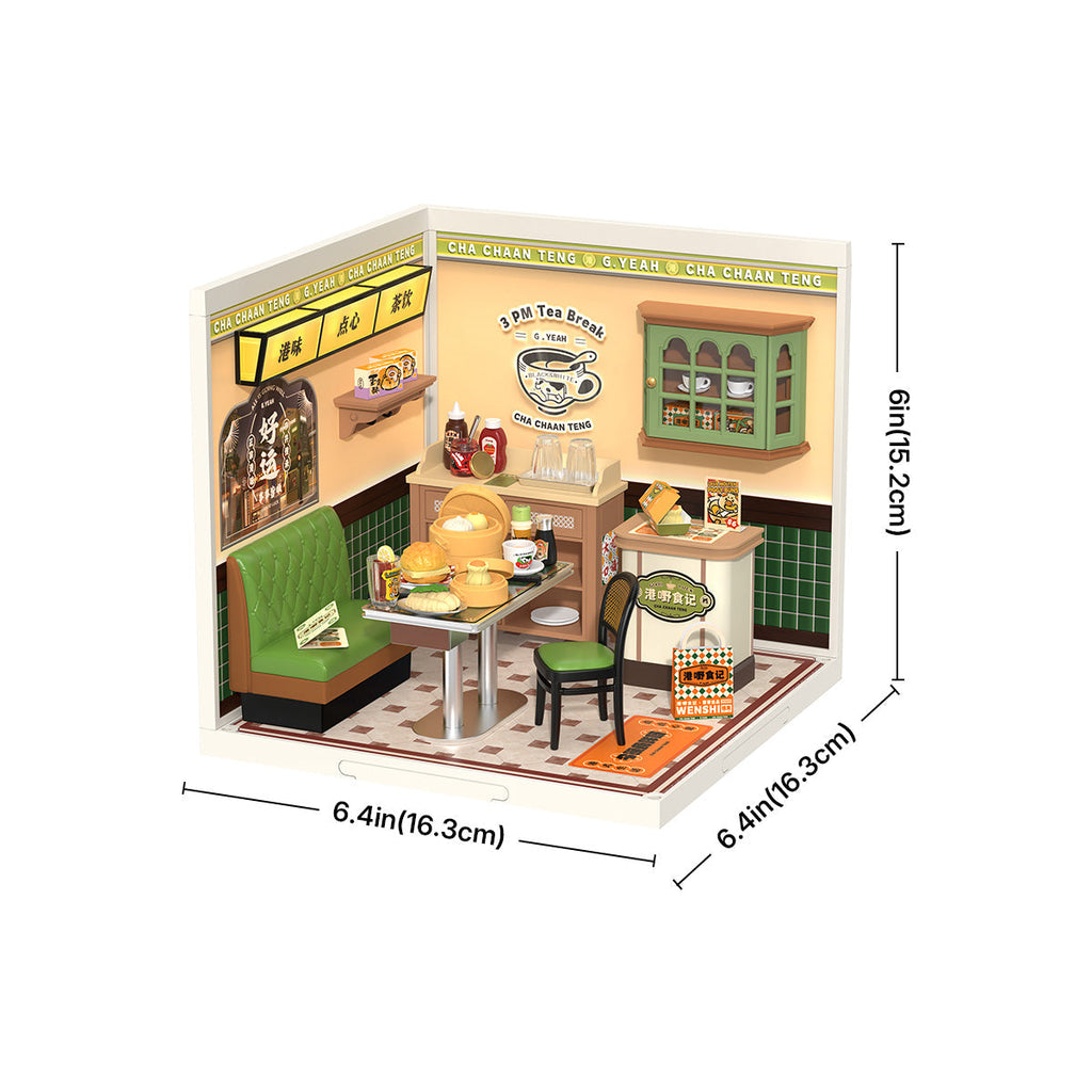 Rolife Hong Kong Bites Cafe Super Creator Miniature House DW021