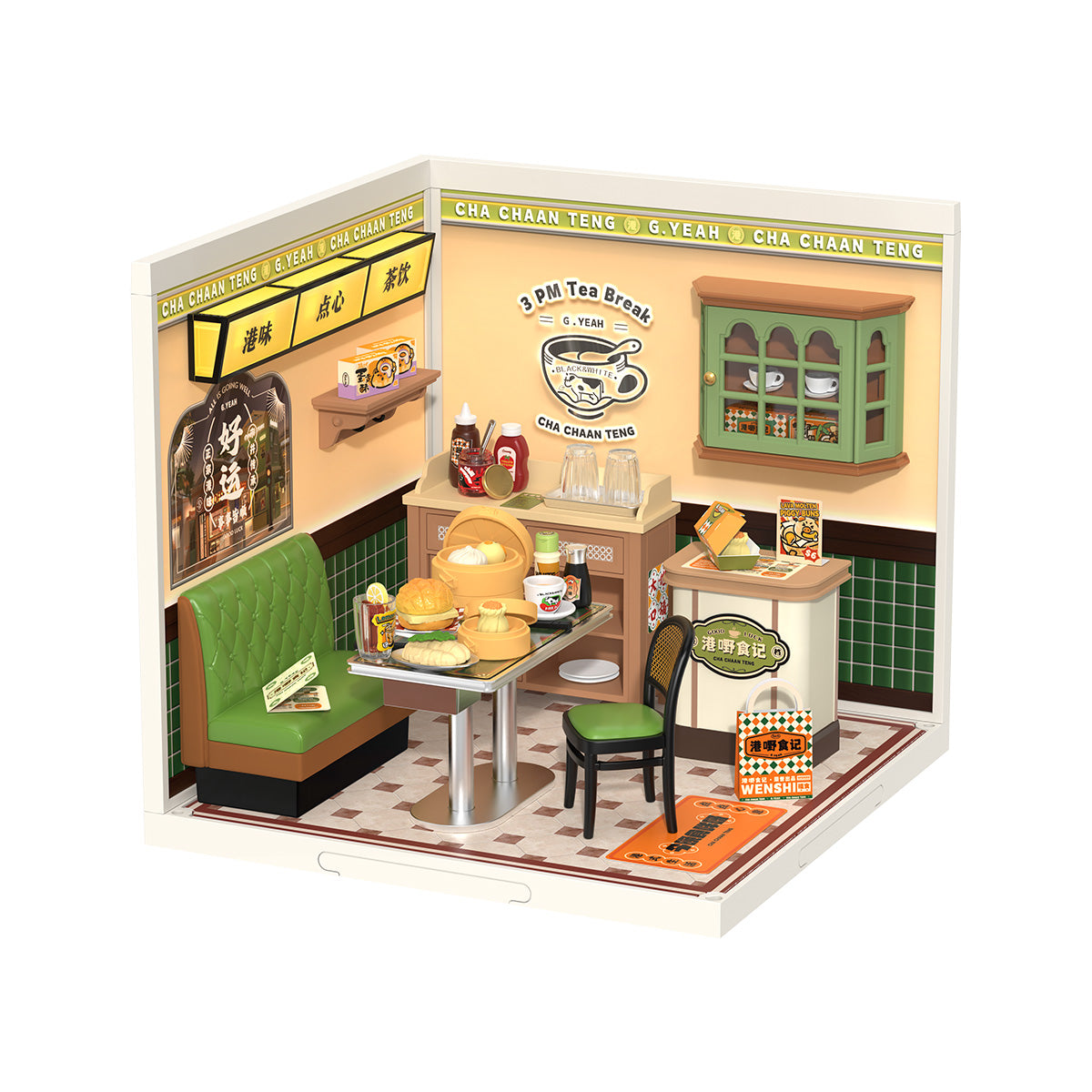 Rolife Hong Kong Bites Cafe Super Creator Miniature House DW021