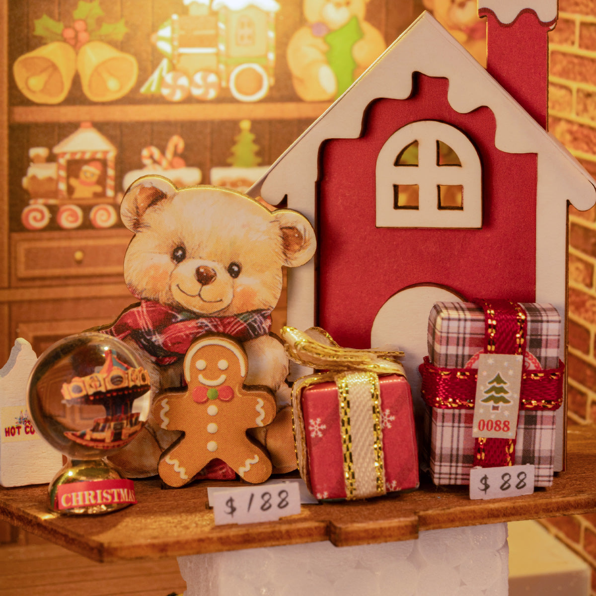 Rolife 3D Wooden Puzzle - Santa's Toy Shop  DP006