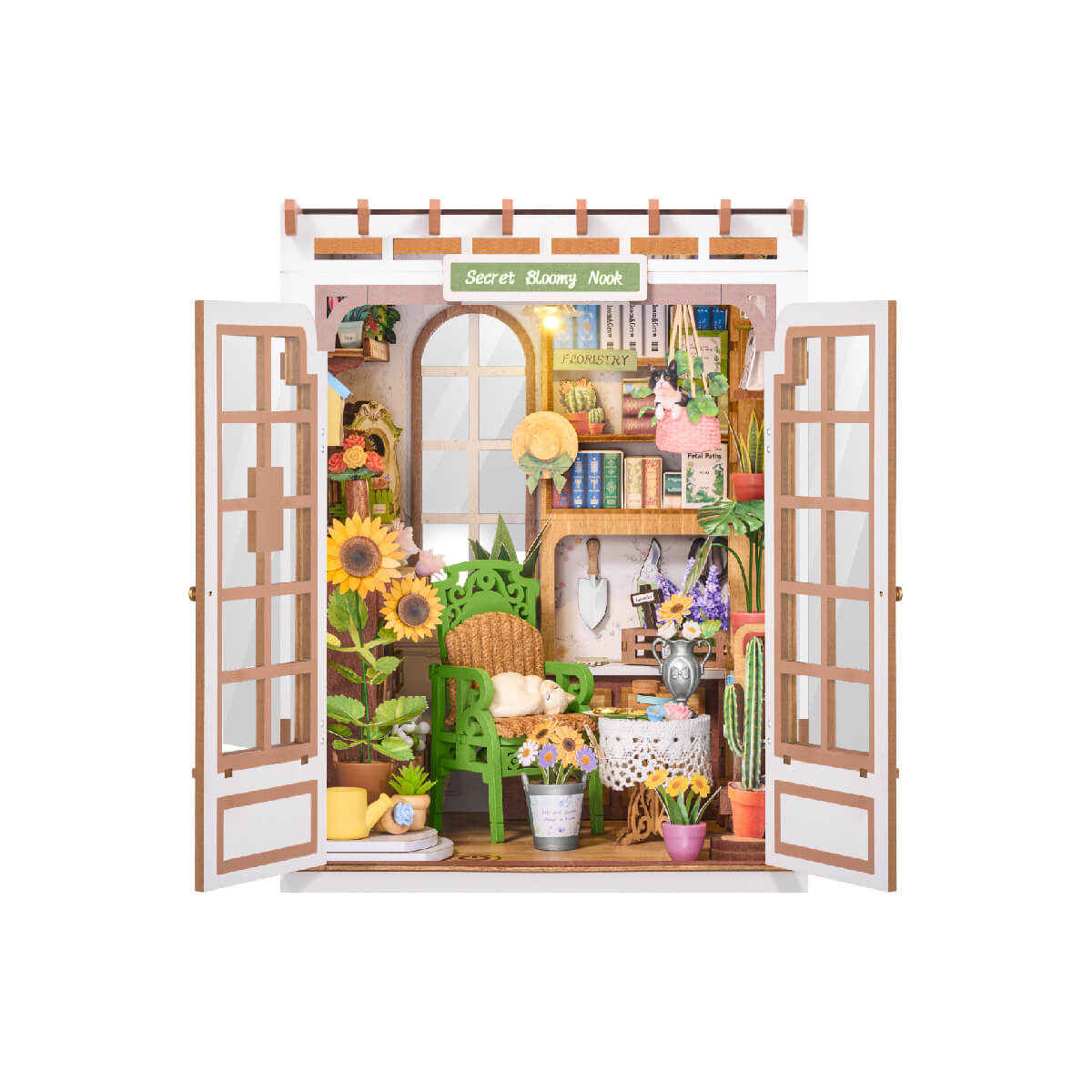 Rolife DIY Book Nook Kit - Secret Bloomy Nook TGE04