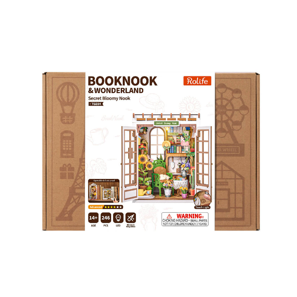 Rolife DIY Book Nook Kit - Secret Bloomy Nook TGE04