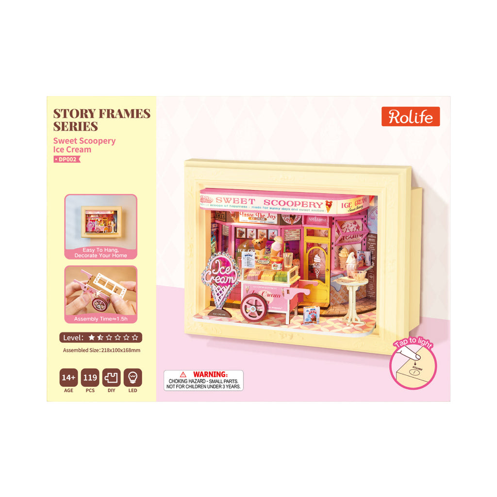 Rolife 3D Wooden Puzzle - Sweet Scoopery Ice Cream DP002