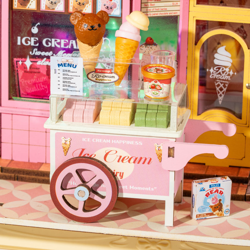 Rolife 3D Wooden Puzzle - Sweet Scoopery Ice Cream DP002