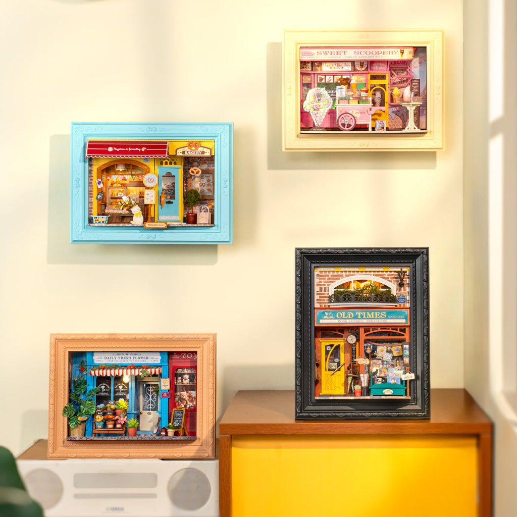 Rolife 3D Wooden Puzzle - Old Times Bookstore DP004