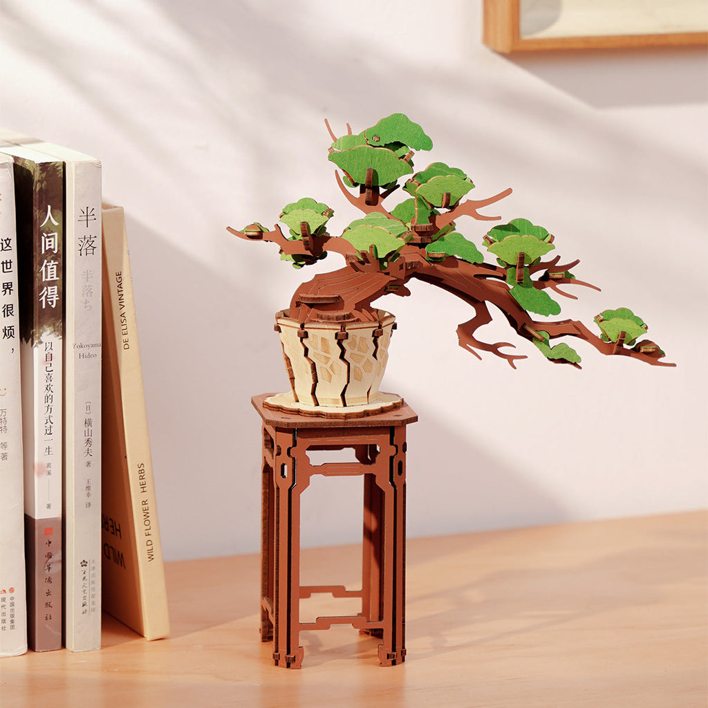 Rolife 3D Wooden Puzzle - Evergreen Pine Bonsai TG510