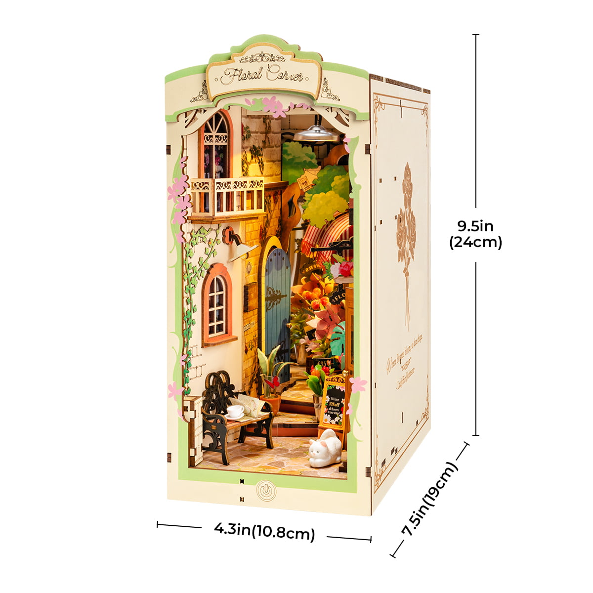 Rolife DIY Book Nook Kit - Floral Corner TGB09