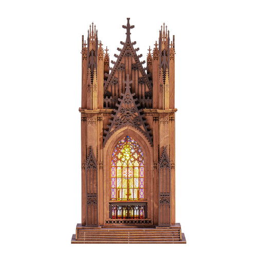 Rolife 3D Wooden Puzzle - Twin-Tower Cathedral TGA01