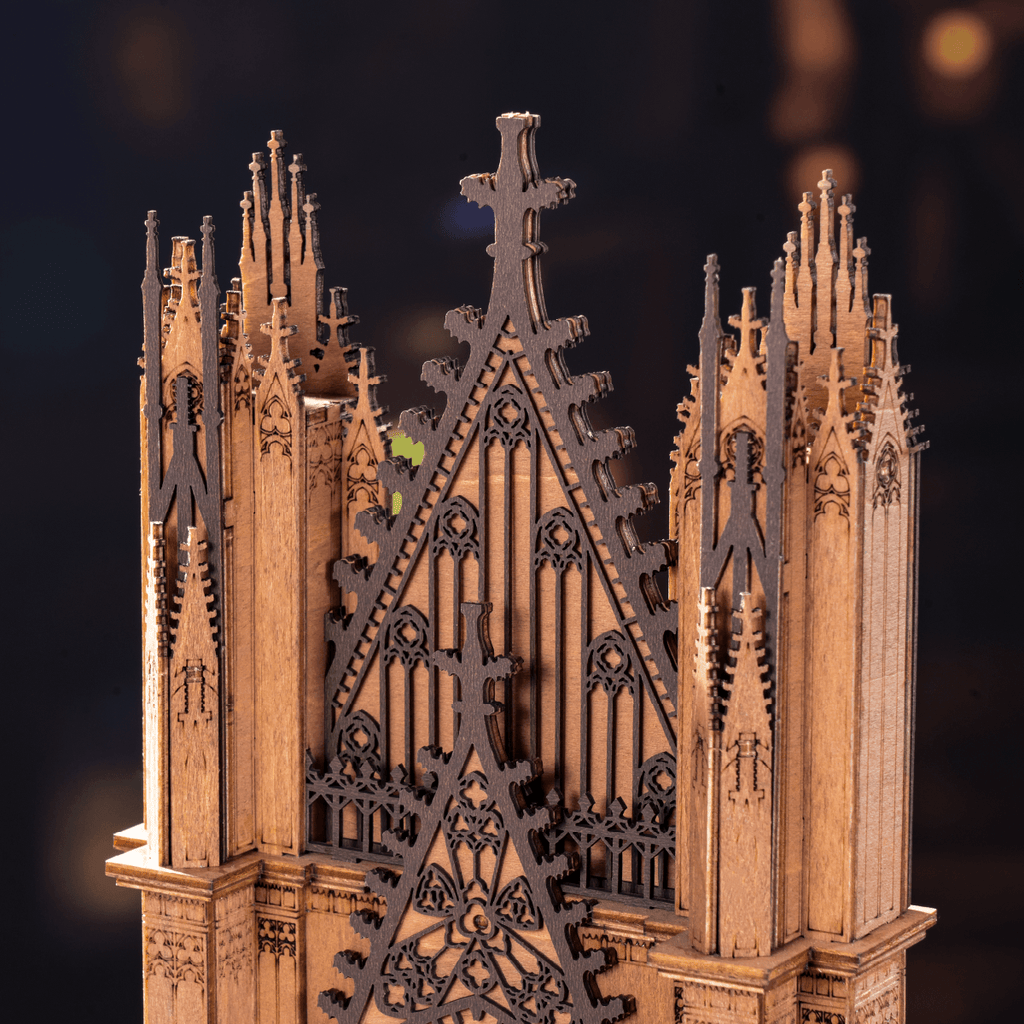 Rolife 3D Wooden Puzzle - Twin-Tower Cathedral TGA01