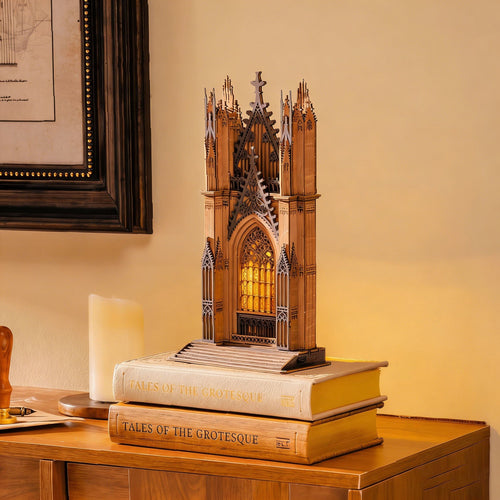 Rolife 3D Wooden Puzzle - Twin-Tower Cathedral TGA01