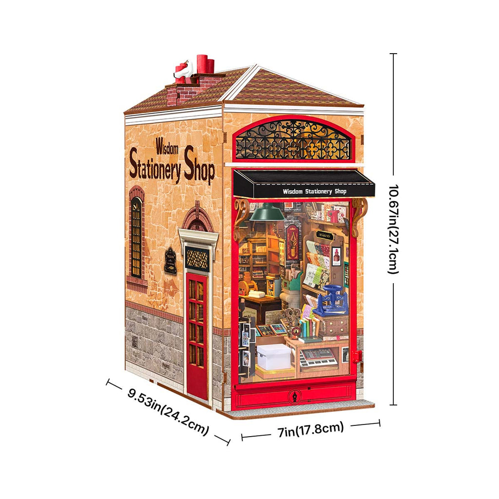 Rolife DIY Book Nook Kit- Wisdom Stationery Shop TGB19