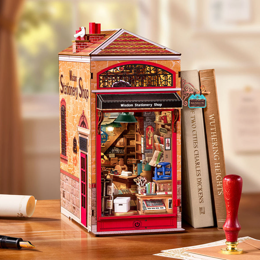Rolife DIY Book Nook Kit- Wisdom Stationery Shop TGB19
