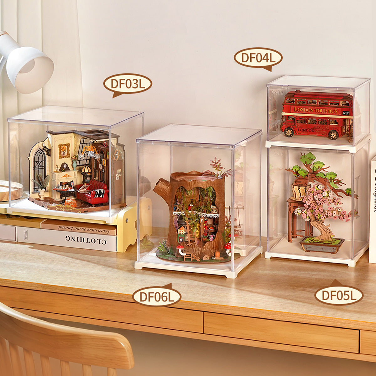Rolife Acrylic Display Box Landscape Size S DF04L