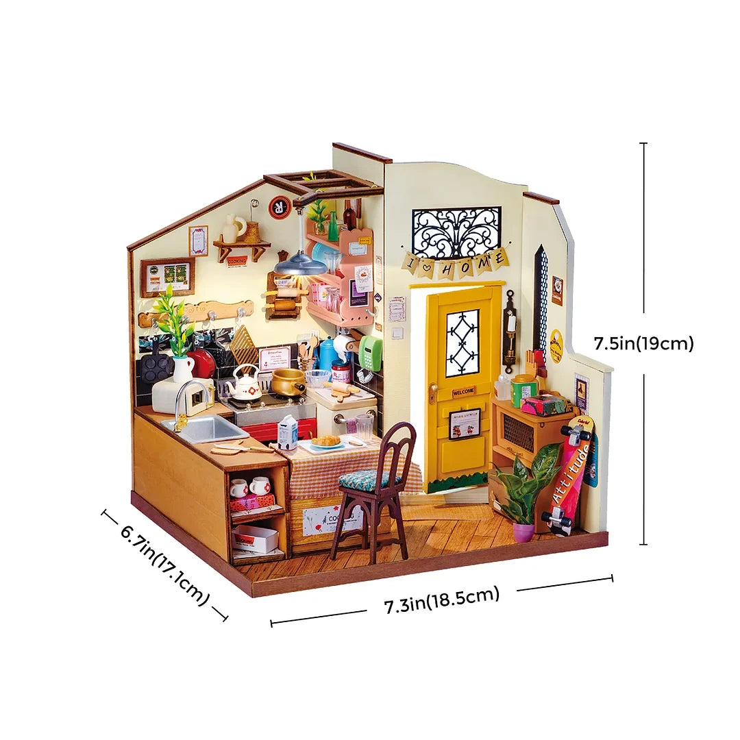 Rolife DIY Miniature House - Cozy Kitchen DG159