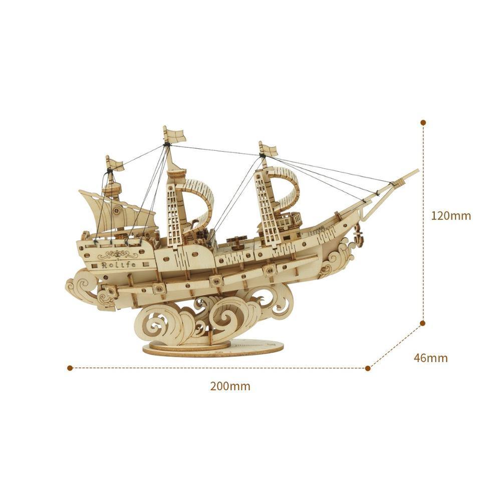 Rolife Modern 3D Wooden Puzzle - Sailling Ship TG305