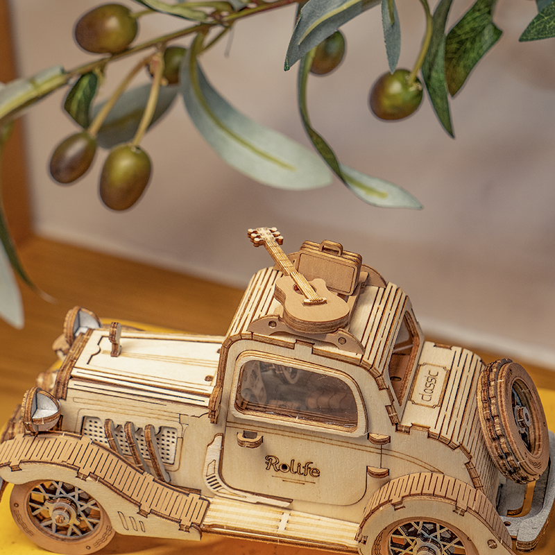 Rolife Modern 3D Wooden Puzzle - Vintage Car TG504