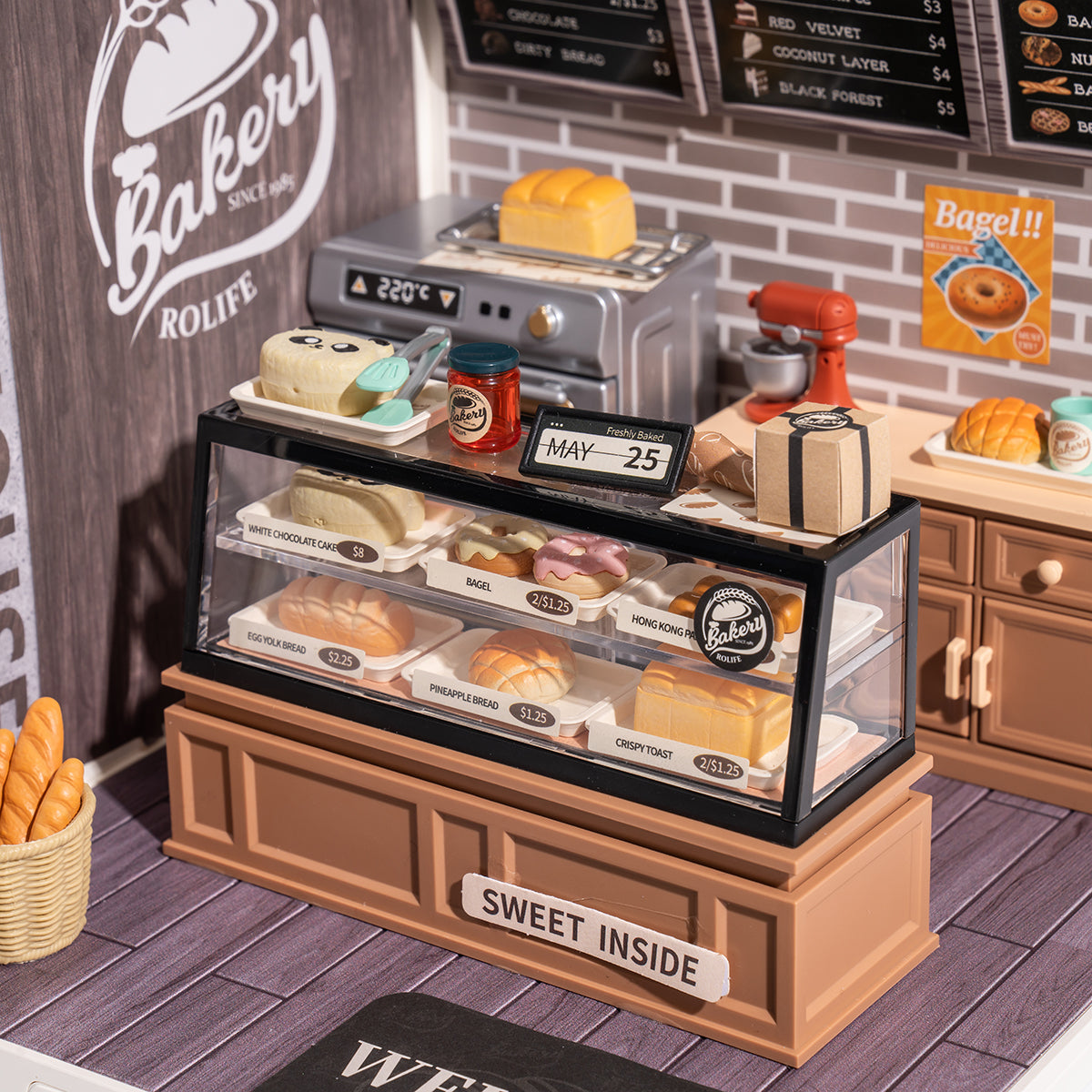 Rolife Golden Wheat Bakery Super Creator Miniature House DW005B