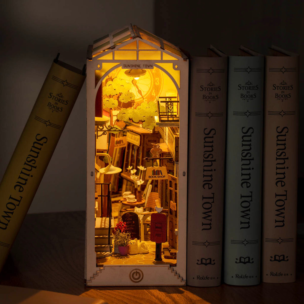Rolife DIY Book Nook Kit - Sunshine Town TGB02