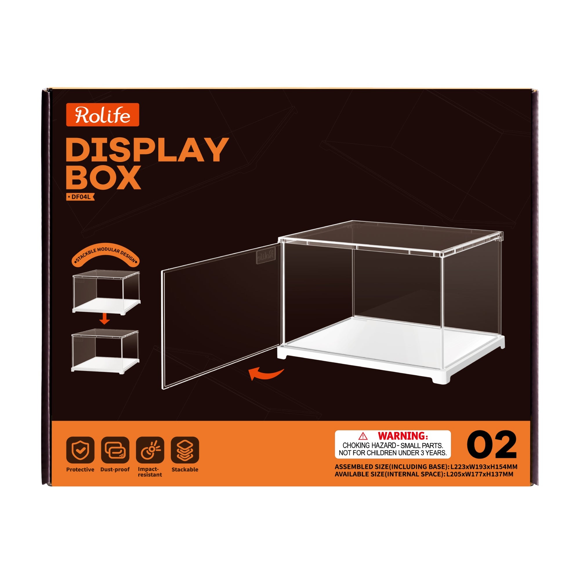 Rolife Acrylic Display Box Landscape Size S DF04L