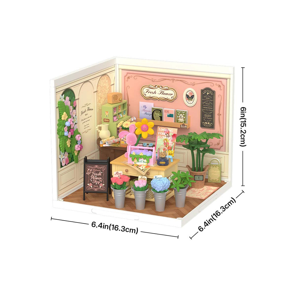 Rolife Fresh Flower Shop Super Creator Miniature House DW017B