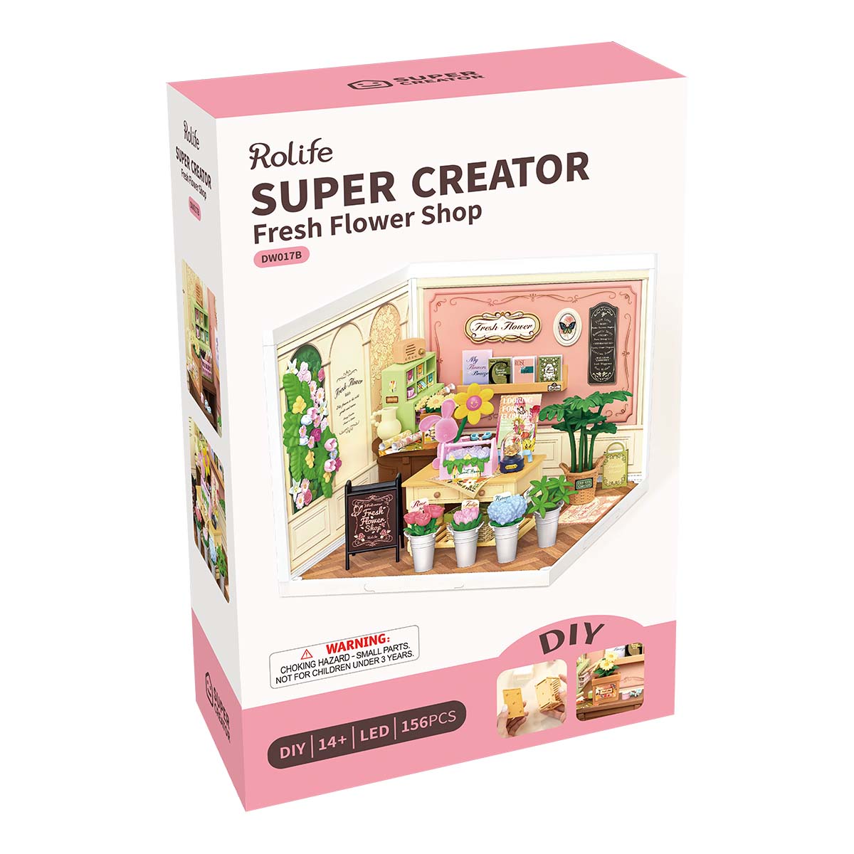 Rolife Fresh Flower Shop Super Creator Miniature House DW017B