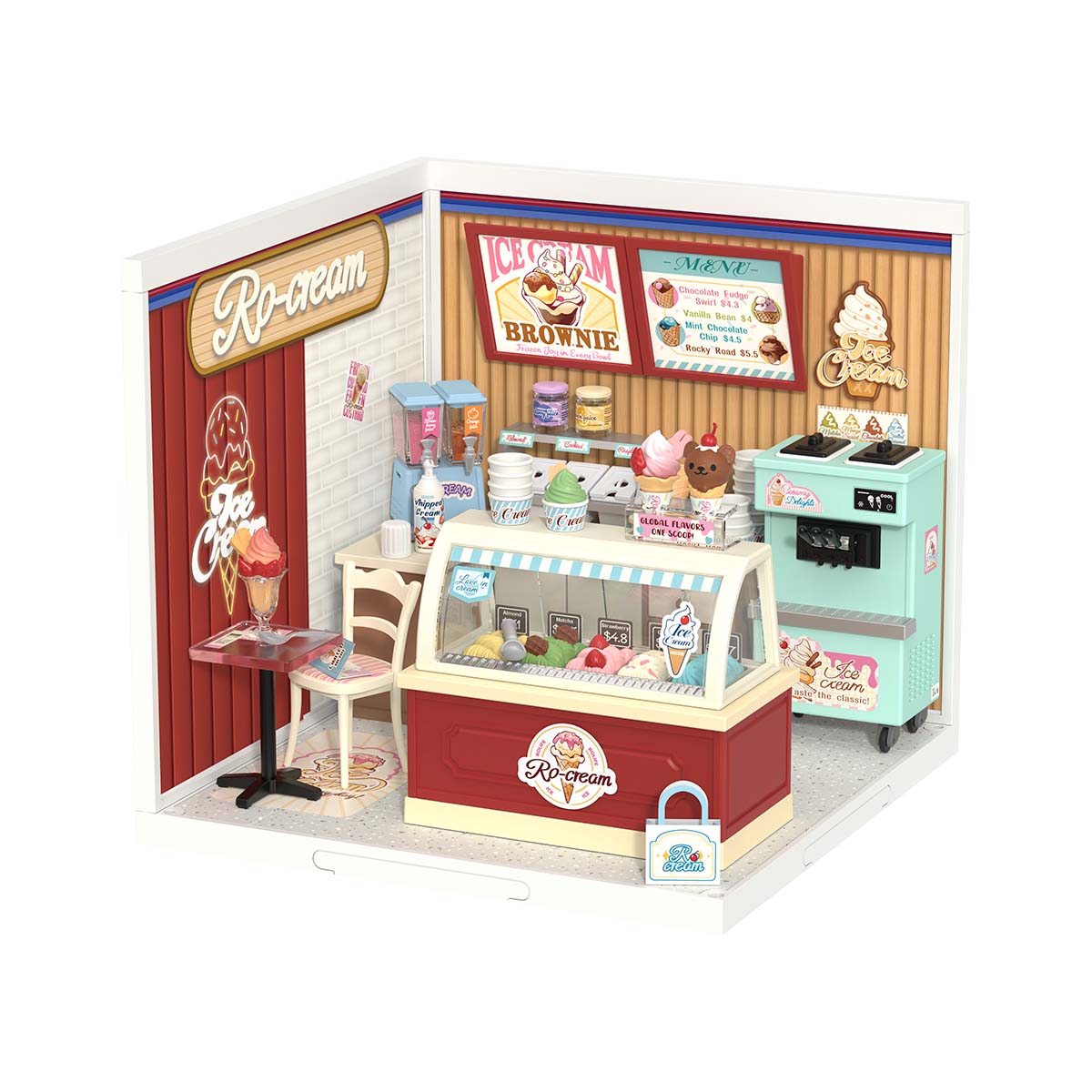 Rolife Flavorful Ice Cream Super Creator Miniature House DW018B
