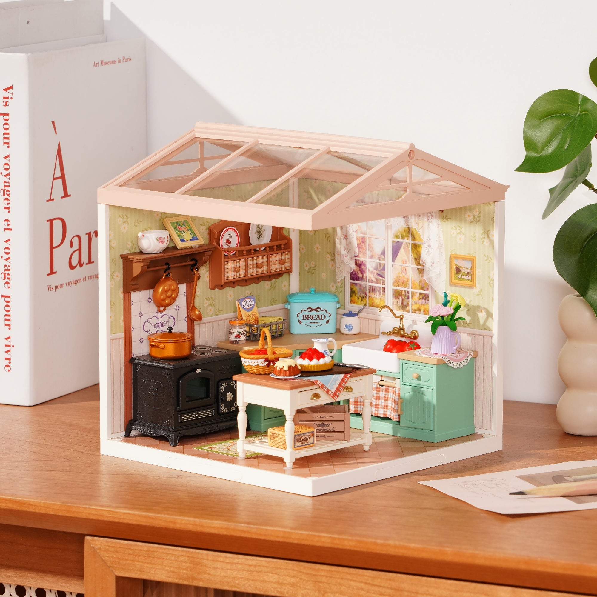 Rolife Farmhouse Kitchen Super Creator Miniature House DW024