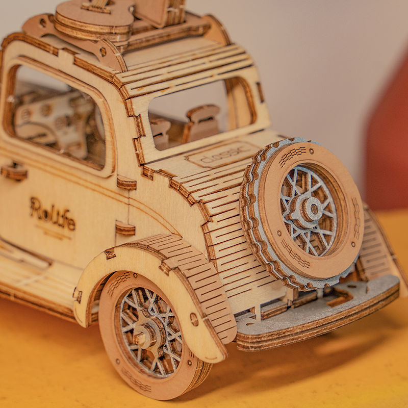 Rolife Modern 3D Wooden Puzzle - Vintage Car TG504
