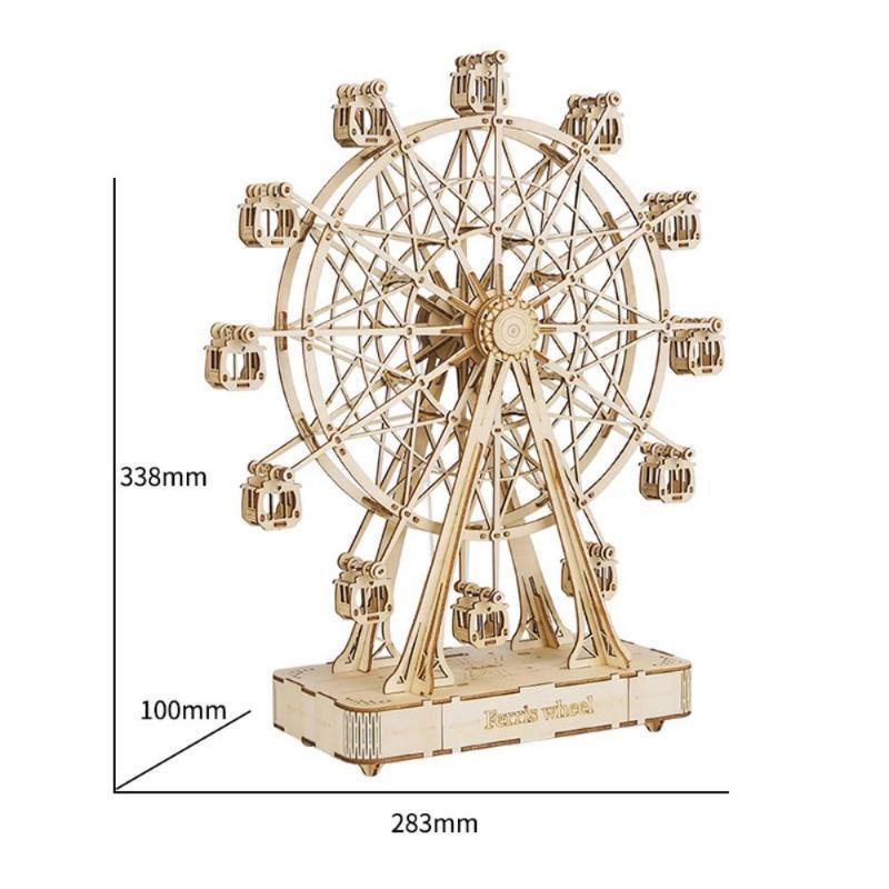 Rolife Modern Music Box - Gaint 3D Wooden Puzzle - Ferris Wheel TGN01