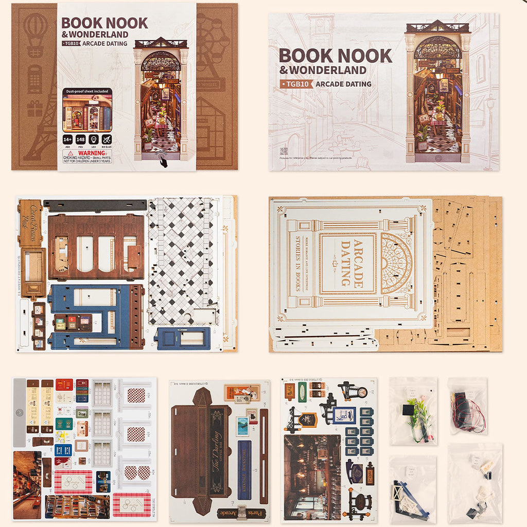 Rolife DIY Book Nook Kit - Arcade Dating TGB10