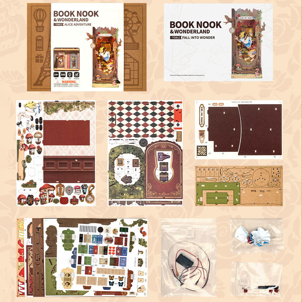 Rolife DIY Book Nook Kit - Fall into Wonder TGB12