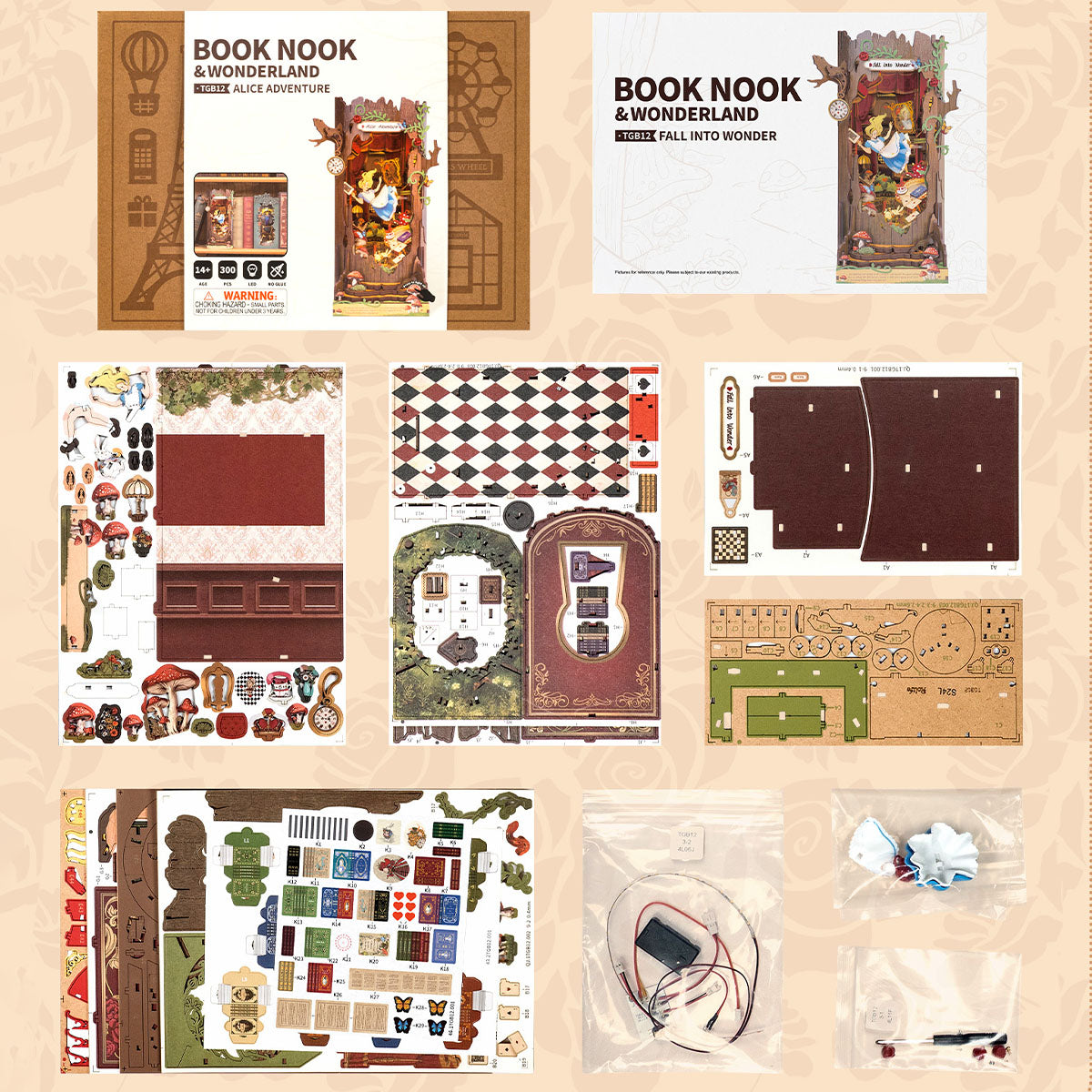 Rolife DIY Book Nook Kit - Fall into Wonder TGB12