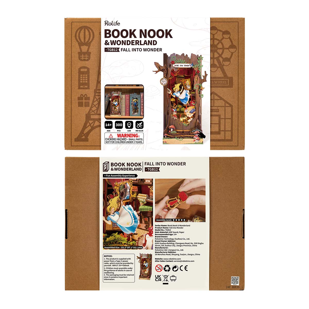 Rolife DIY Book Nook Kit - Fall into Wonder TGB12