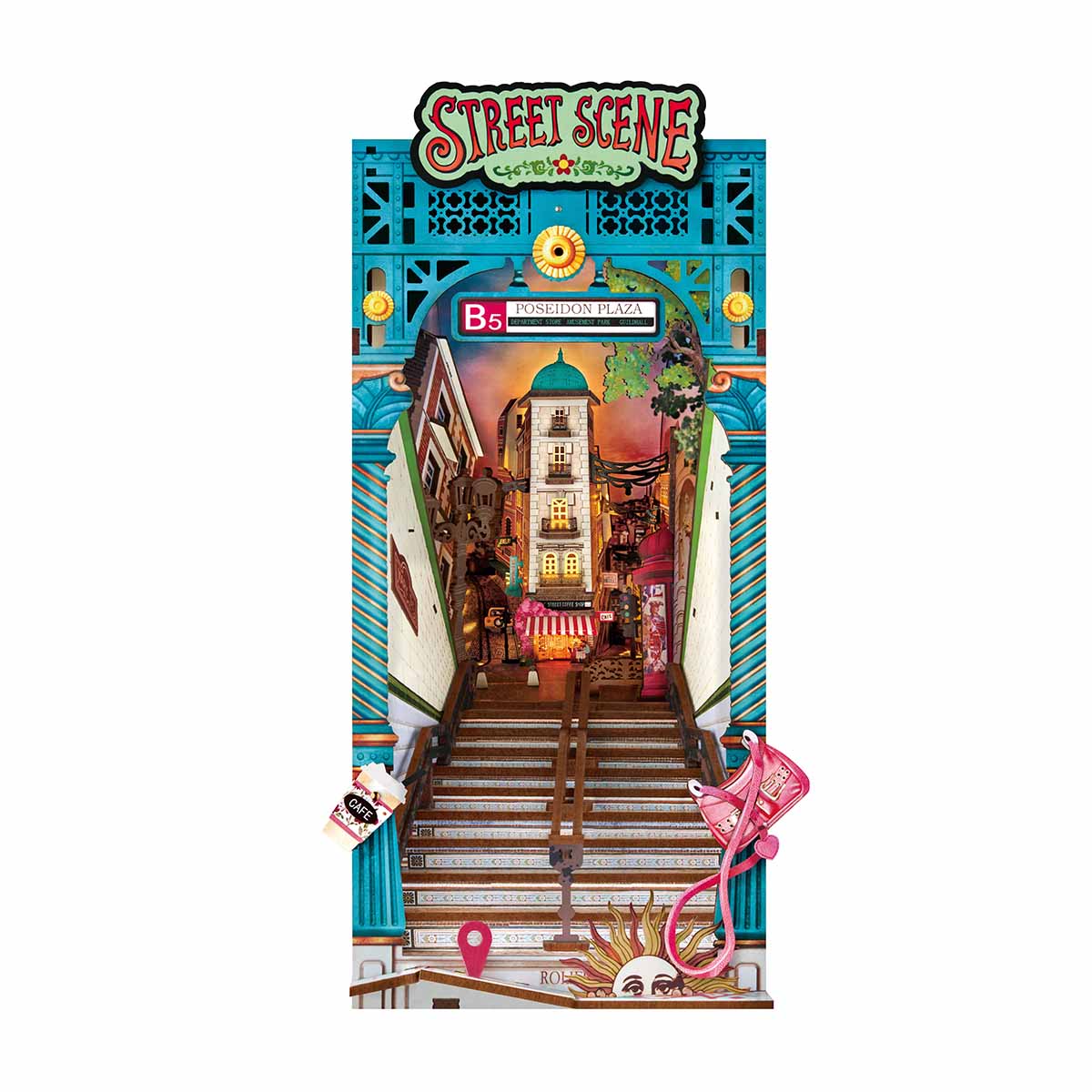 Rolife DIY Book Nook Kit - Street Scene TGB13