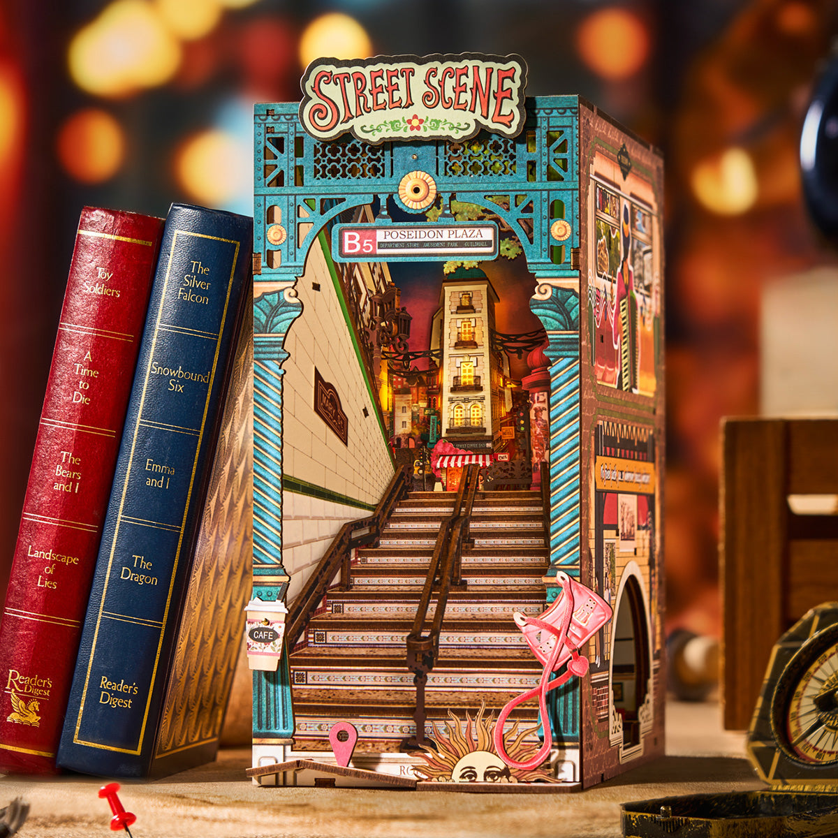 Rolife DIY Book Nook Kit - Street Scene TGB13