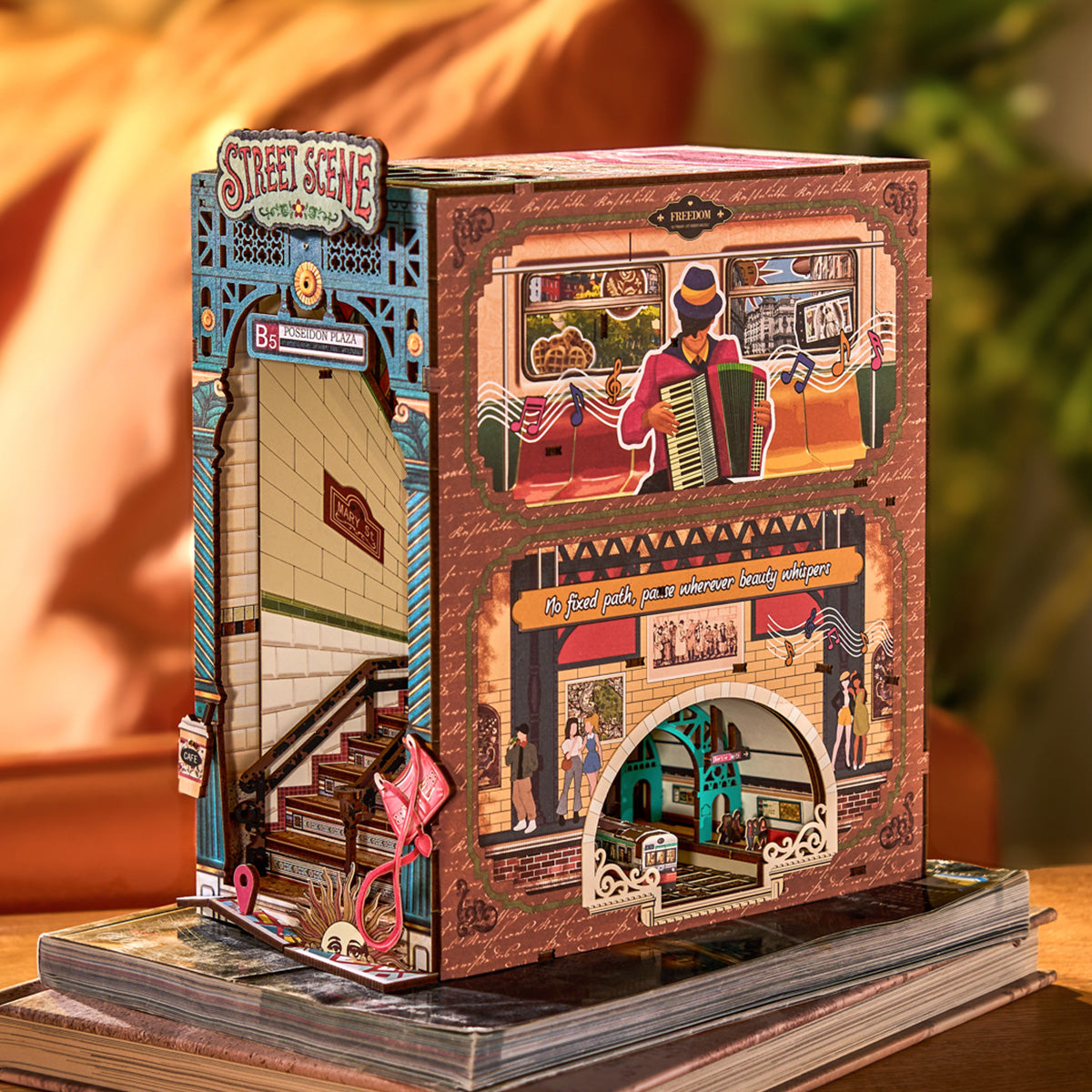 Rolife DIY Book Nook Kit - Street Scene TGB13
