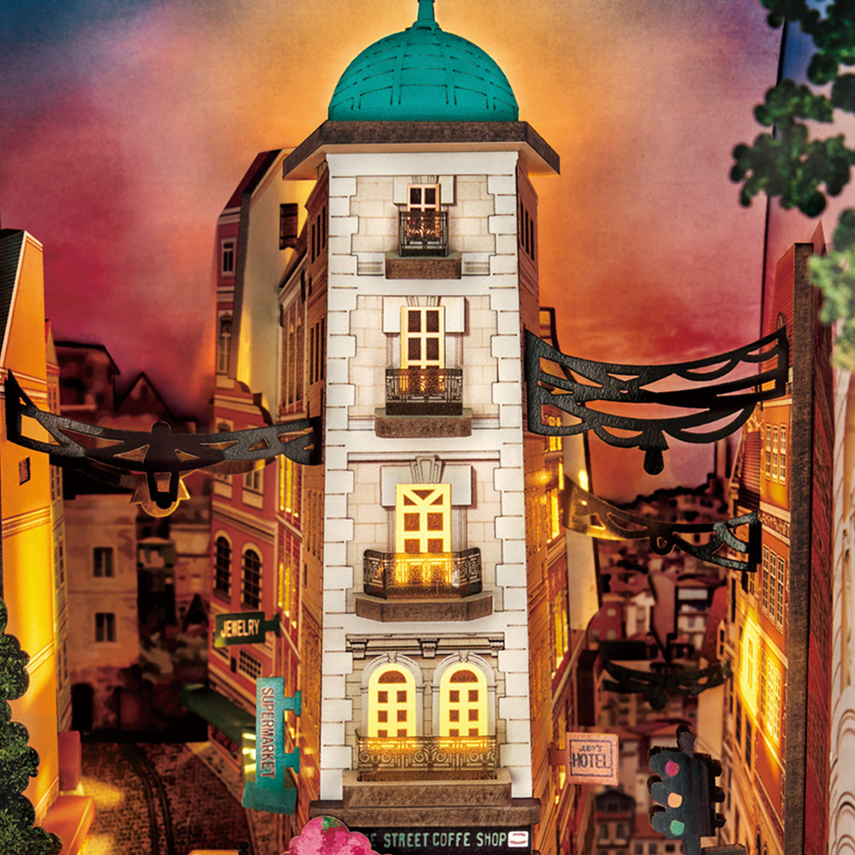 Rolife DIY Book Nook Kit - Street Scene TGB13